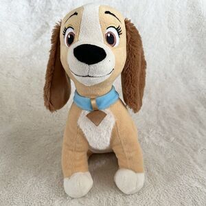 Disney Lady And The Tramp Plush 11” Stuffed Animal Toy Puppy Dog